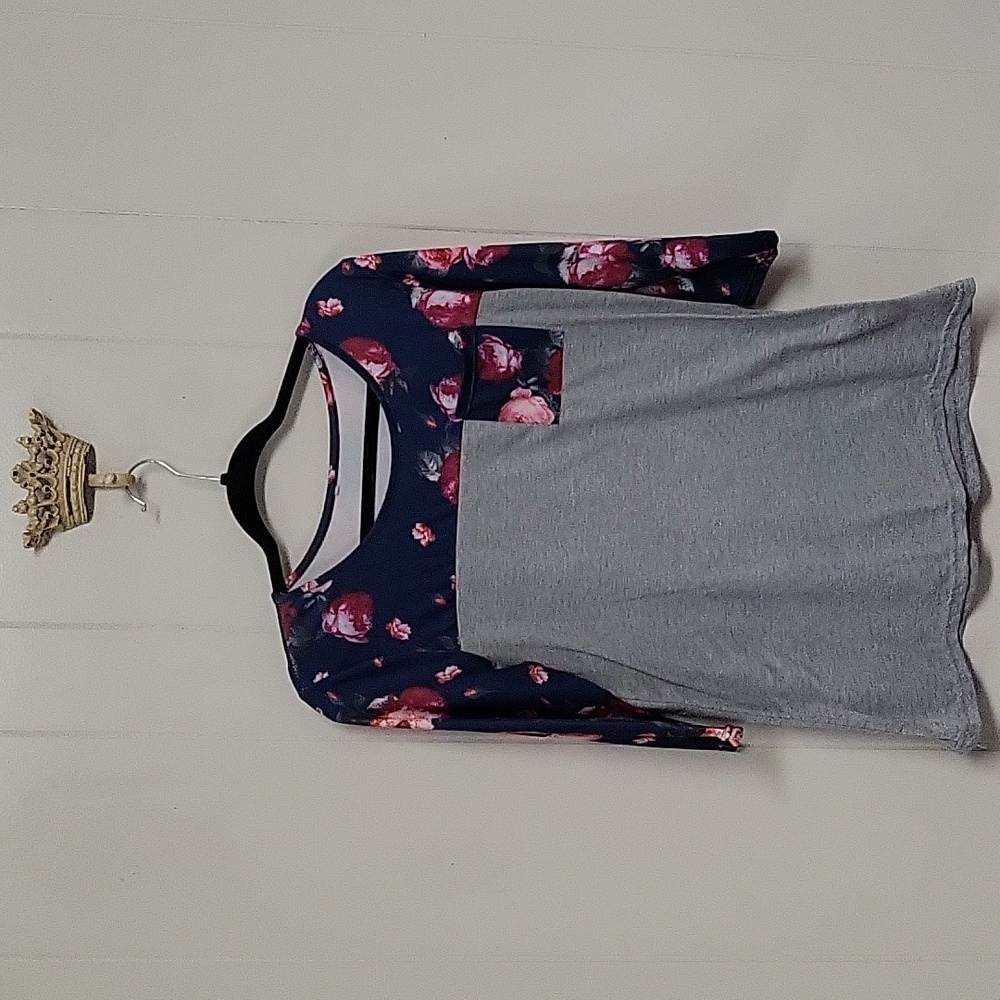 3/4 sleeve casual top